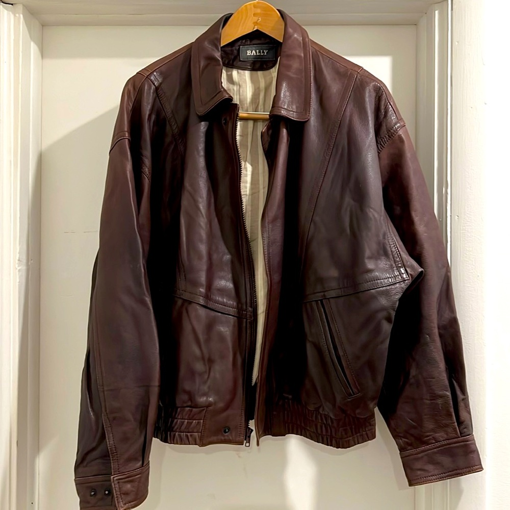 Bally - Vintage Leather Jacket - Made in Italy